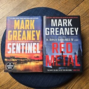Mark Greaney Novels Sentinel & Red Metal 2 spy espionage military thriller books